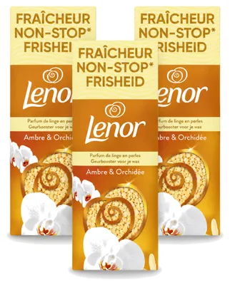 Image de 3 capsules parfumes Lenor, parfum Orquídee dorée, 570 g, lot avantageux, 3 pièces