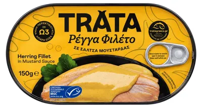 Produktbild von Heringsfilet mit Senfsoße 150g Trata