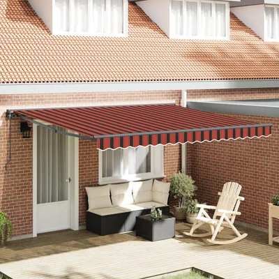 Immagine prodotto di Telaio per tenda da sole vidaXL arancione e nero 400 x 300 cm
