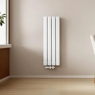 Produktbild von EMKE Heizkörper Flach 90 x 30,4 cm Doppellagig 559 W Weiß Design Paneelheizkörper