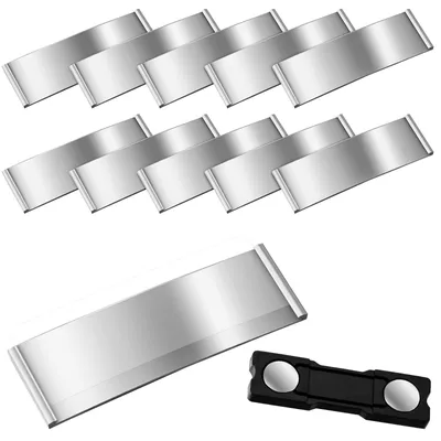 Productafbeelding van Professionele Magnetische Naamplaatjes met Dubbele Magneten (10 Stuks)