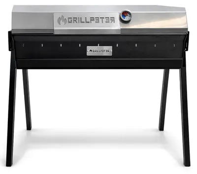 Produktbild von Profi Mangal Altan 90 Stahl 3mm Schaschlikgrill Edelstahldeckel