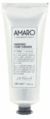 Produktbild von FarmaVita Shaving Soap Cream, Rasierschaum, Männer, Jeder Hauttyp, 100 ml, Elastizität, Feuchtigkeitsspendend, Tube