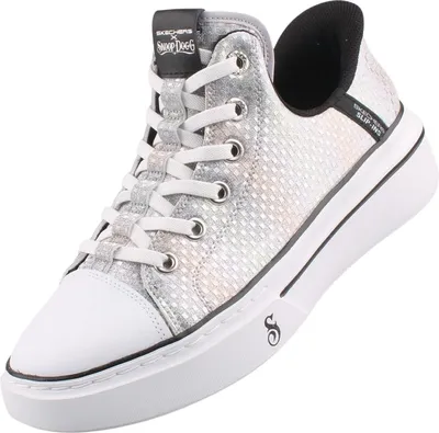 Produktbild von Skechers Sportliche Slipper Damen 736B6563686572735F313836303036 Silber 38 EU