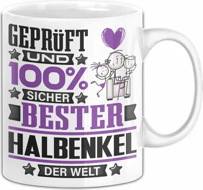 Produktbild von Halbenkel Geschenk Lustiger Spruch für Halbenkel Geschenkidee Bester Halbenkel Der Welt (Weiß)