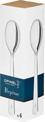 Zdjęcie produktu dla Opinel Schachtel mit vier Löffeln Perpétue aus Edelstahl, leicht zu reinigen, praktisch