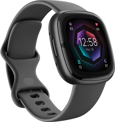 Produktbild von FITBIT Sense 2 Antraciet/antraciet FB521BKGB