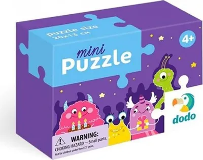 Produktbild von DODO Puzzle Veselé příšerky 35 dílků