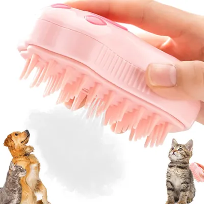 Produktbild von Innovative Haustierpflegebürste mit Dampftechnologie für einfaches Bürsten