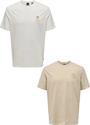 Produktbild von T-Shirt 2er-Set Rundhals Kurzarm |