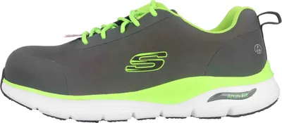 Produktbild von Skechers Herren Sicherheitssneaker SRRINGSTAP ARCH FIT 200086EC CCLM Grau/Grün , Schuhgröße:48.5 EU