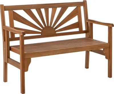 Produktbild von Dehner Gartenbank Sunshine, Klappbank 2-Sitzer, ca. 120 x 91 x 59 cm, FSC®-es Akazienholz, naturbelassen