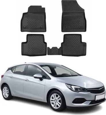 Immagine prodotto di 2015-2021 Opel Astra K tappetini TPE nero 4 pz