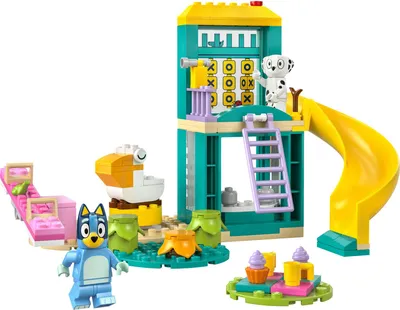 Produktbild von LEGO Bluey und Chloe auf dem Spielplatz, Bausatz, 4 Jahr(e), Kunststoff, 104 Stück(e), 322 g