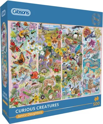 Zdjęcie produktu dla GIBSONS Puzzle „Ciekawość stworzeń” 500 elementów