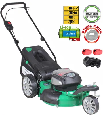 Produktbild von GÜDE Rasenmäher Trike Akku 40V Akkurasenmäher Mäher 460/40-5.0 S 46cm **
