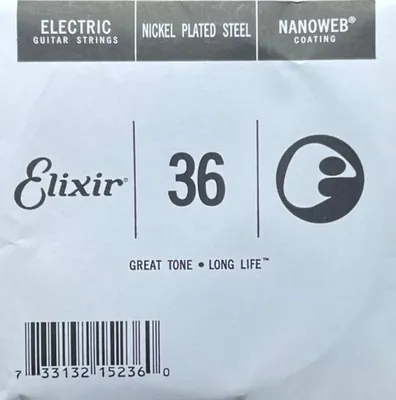 Produktbild von Elixir 15236 Nanoweb Nickel - Einzelsaite 036
