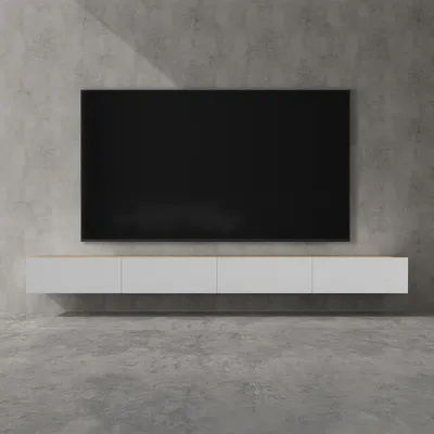 Produktbild von doporro TV Lowboard hängend Fernsehschrank Wohnzimmer | TV-Schrank hängend Fernsehtisch Hängeschrank 320cm Fernsehschrank02