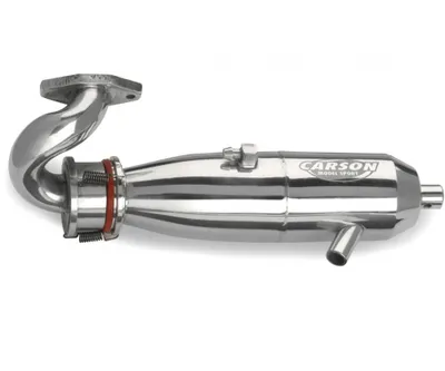 Produktbild von Power Pipe Set chrom 1:10 für RC Modellautos