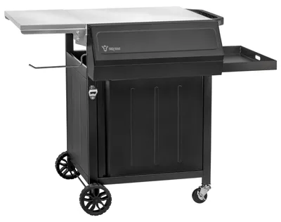 Immagine prodotto di Carrello barbecue Carrello da cucina - Tavolo da grill - 100 x 73 x 91 cm - Nero - Carrello di servizio