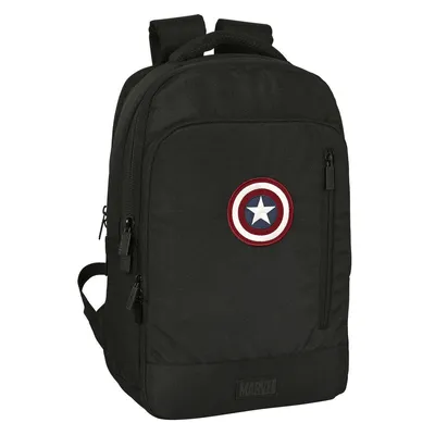 Produktbild von Safta 156´´captain America Teenager Rucksack Schwarz Schwarz One Size