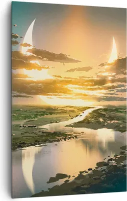 Produktbild von Bild auf Leinwand - Leinwandbild - Einteilig - natur natur - 80x120cm - Wand Bild - Wanddeko - Wandbilder - Leinwanddruck - Kunstdruck - Wanddekoration - Leinwand bilder - Wandbild - PA80x120-4042