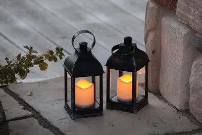 Zdjęcie produktu dla Świeca LED do użytku na zewnątrz MEDIA BOX 10 x 20 cm, kremowa