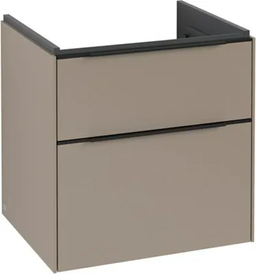 Image de Villeroy & Boch Subway 3.0 armoire sous lavabo, 2 tiroirs, 572x576x478mm, C57801VM