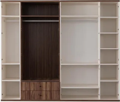 Produktbild von Modernes Schlafzimmer Set Designer Doppelbett Kleiderschrank Nachttische