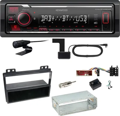 Produktbild von Kenwood KMM-BT408DAB Bluetooth Digitalradio Einbauset für Ford Fusion Fiesta