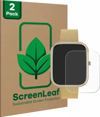 Produktbild von 2x ScreenLeaf Schutzfolie für Banlvs P111 1.75" nachhaltiger Displayschutz Display Schutz Folie Klar Transparent