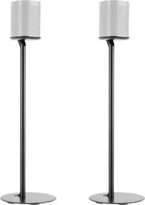 Immagine prodotto di Supporti per altoparlanti LH054-F, set da 2, con sistema di gestione dei cavi. Supporti per altoparlanti Sonos One, One SL e Play:1. Base stabile per altoparlanti