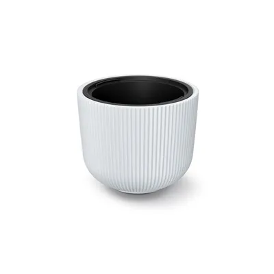 Obrázok produktu pre KVETINÁČ s vkladom Milly 29,8cm BIELÝ