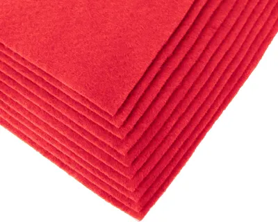 Produktbild von Bastelfilz Bögen 10er-Pack flex Filz A4, Stärke 1,5-2mm, Filzplatte, 50 Farben