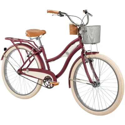 Produktbild von Huffy Deluxe 26" Cruiser Bike - Matt Dark Berry