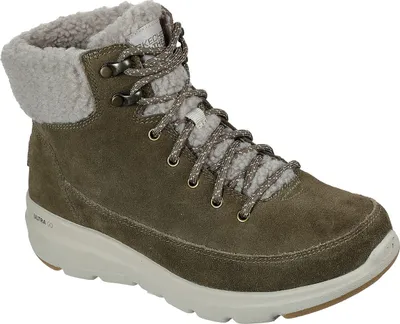 Produktbild von Skechers Glacial Ultra - Woodlands - Olive Veloursleder Größe: 37.5 Normal