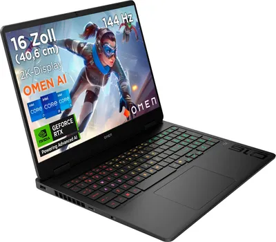 Immagine prodotto di 16-am0279ng, Gaming-Notebook schwarz, Intel® Core™ Ultra 7 255H, NVIDIA GeForce RTX 5060, 24 GB DDR5, 1 TB (1 TB SSD), Windows 11 Home