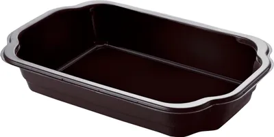 Produktbild von 246x DUNIFORM PP Schale Take-Away 250 x 159 x 43 mm Schwarz ungeteilt
