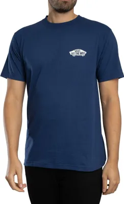 Produktbild von Vans Doppeltes Standard-T-Shirt mit Rückenlogo, Blau M