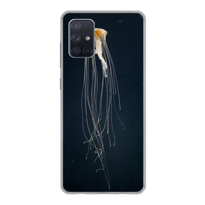Produktbild von MuchoWow® Handyhülle Schutzhülle Hülle für Samsung Galaxy A51 Qualle - Meerestier - Tentakel Silikon Softcase Handy Hülle - Schutzabdeckung