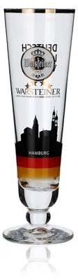 Produktbild von Warsteiner Sammler Glas 0,2l Pokal Hamburg Deutschland Fußball Sonderedition