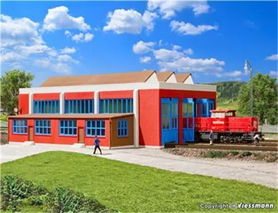 Produktbild von Kibri 37806 - N Lokschuppen, dreiständig - Neu