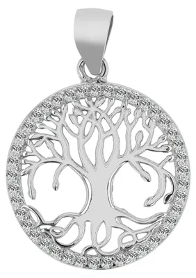 Produktbild von Akzent Damen Anhänger Tarian "Tarian" aus 925 Sterlingsilber, rhodiniert, langlebig