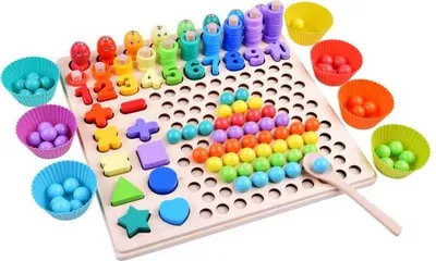 Produktbild von Lernpuzzle-Set aus Holz zum Zählen ZA3821