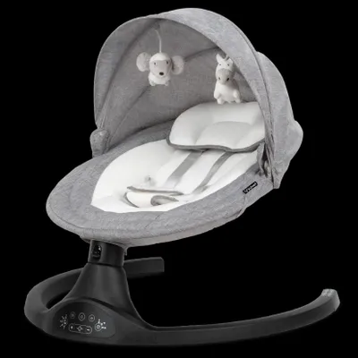 Obrázek produktu pro KIDWELL LUXI elektrická houpací síť 2 v 1 s moskytiérou, Bluetooth a dálkovým ovládáním