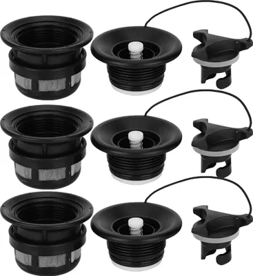 Produktbild von 3PCS -Sicherheitsluftventil mit Filternetzzubehör für aufblasbare Zeltbootkajaksblack