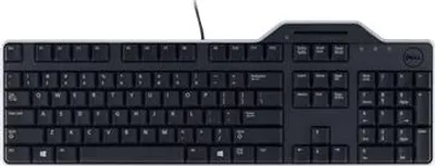 Produktbild von DELL Pro-Smartcard-Tastatur – KB813 - US international (QWERTY), Volle Größe (100%), Kabelgebunden, USB, QWERTY, Schwarz