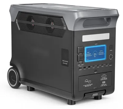 Zdjęcie produktu dla Powerstation – generator solarny 3000 W – akumulator LiFePO4 3072 Wh – 13 wyjść AC/DC/USB – przenośny – zasilanie awaryjne do domu, na kemping i do kampera – bez panelu słonecznego