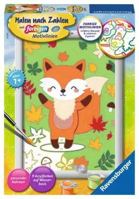 Obrázek produktu pro Ravensburger 00.028.777, 1 str., Obrazy v balení, Chlapec/děvče, Sada vybarvování podle čísel