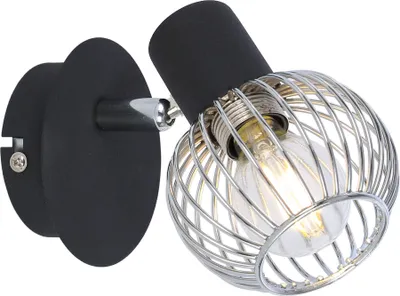 Produktbild von Candellux OSLO 91-61836 schwarze Wandleuchte